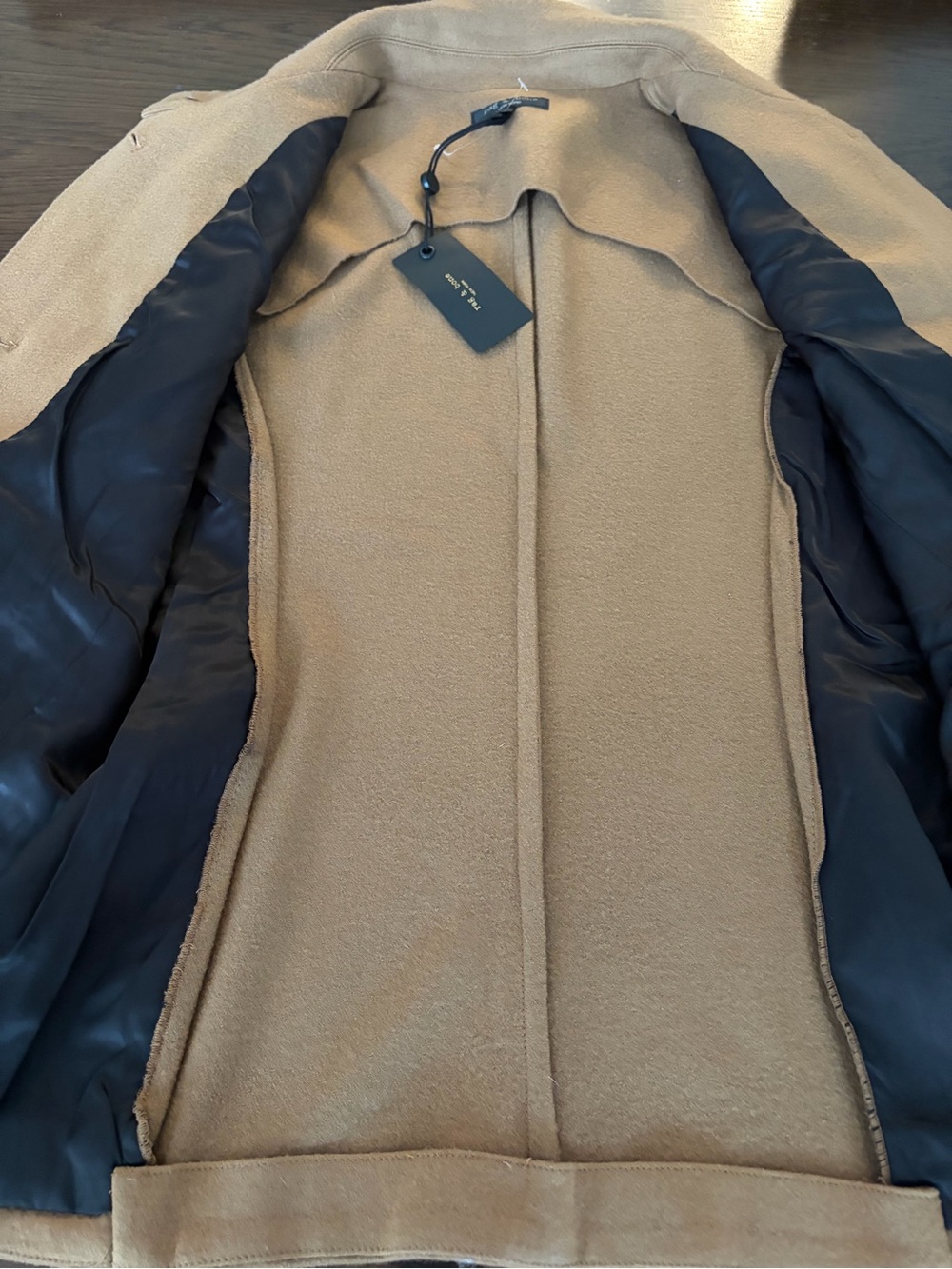 Rag & Bone Slade Japanese Wool Military Blazer Camel Size 8 - Picture 4 of 10